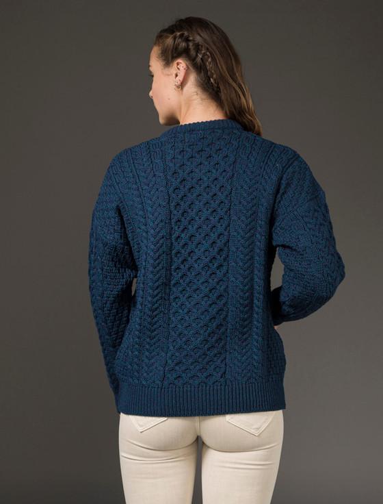 Aran Cashmere Merino Wool Aran Lumber Jacket‎