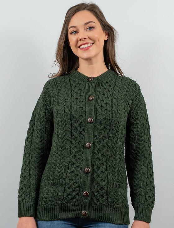 aran cashmere Merino Wool Aran Lumber Jacket‎‎‎‎‎‎‎‎