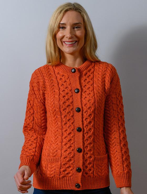 Aran Cashmere ‎‎Merino Wool Aran Lumber Jacket‎ ‎