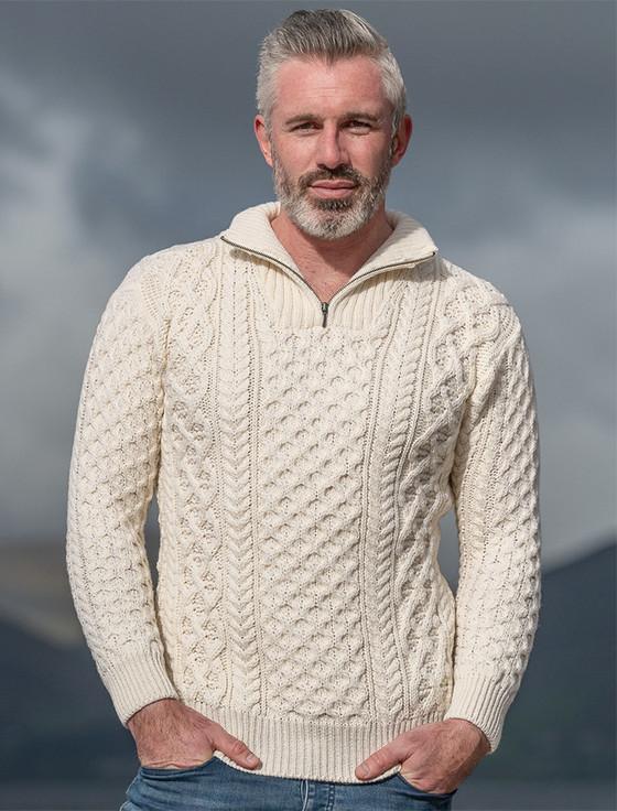 aran cashmere Merino Wool Aran Troyer‎‎‎