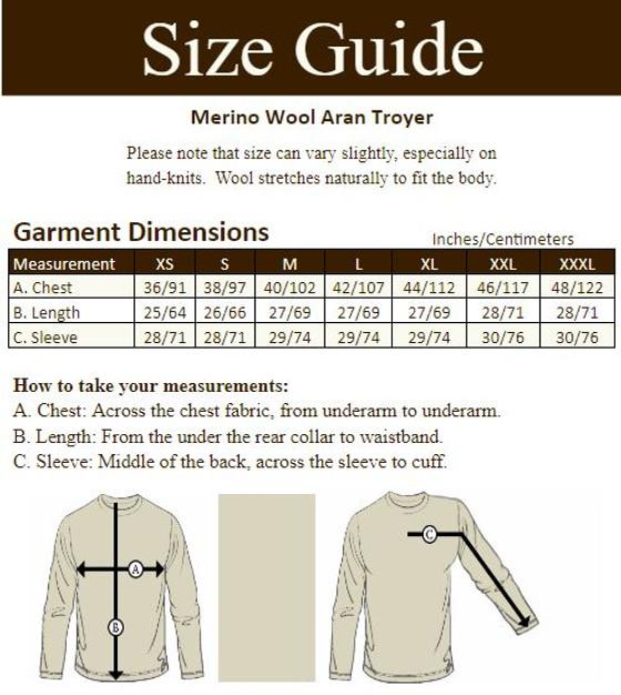 Aran Cashmere Merino Wool Aran Troyer‎