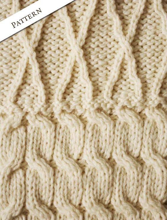 Aran Cashmere Merino Wool Patchwork Baby Blanket