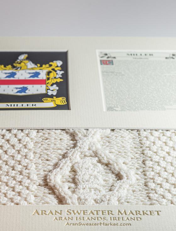 Aran Cashmere Miller Clan Aran & History Display