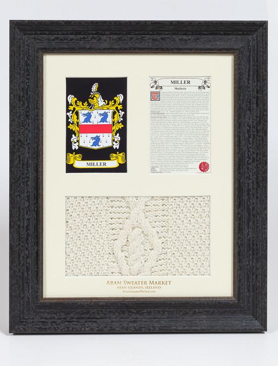 aran cashmere Miller Clan Aran & History Display