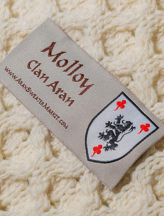 Aran Cashmere Molloy Clan Aran Poncho