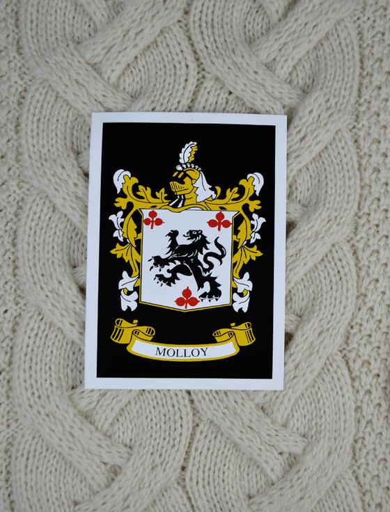 Aran Cashmere Molloy Clan Scarf