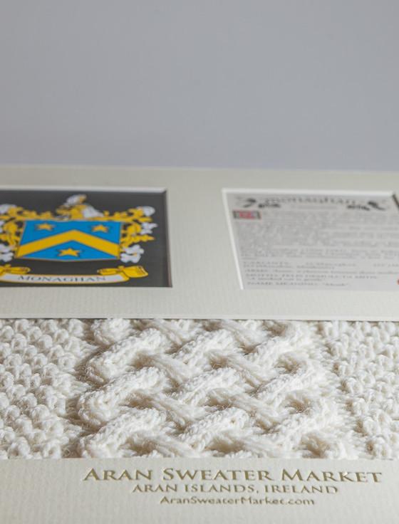 Aran Cashmere Monaghan Clan Aran & History Display