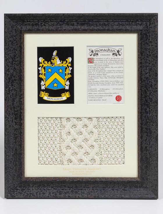 aran cashmere Monaghan Clan Aran & History Display
