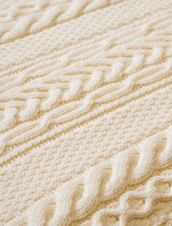 Aran Cashmere Moore Clan Aran Bed Runner