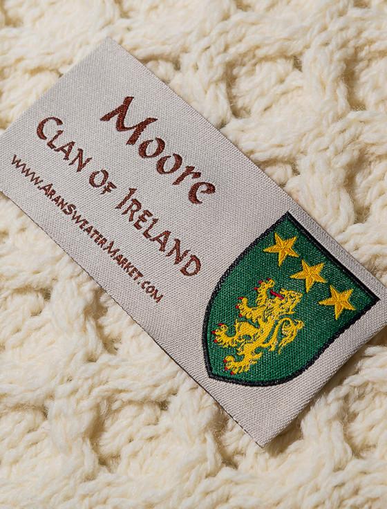 Aran Cashmere Moore Clan Aran Poncho