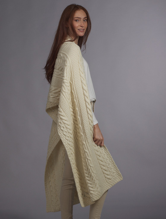 Aran Cashmere Moore Clan Aran Wrap