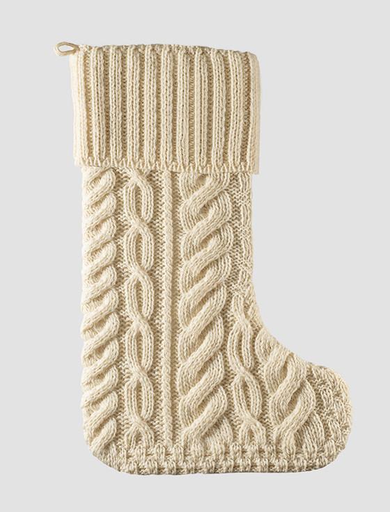 aran cashmere Moore Clan Christmas Stocking