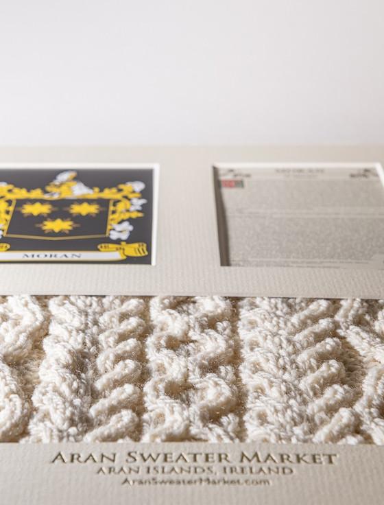 Aran Cashmere Moran Clan Aran & History Display