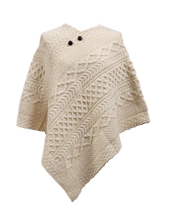 aran cashmere Moran Clan Aran Poncho