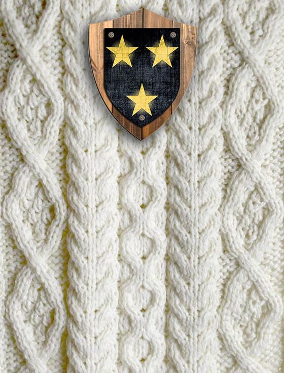 Aran Cashmere Moran Clan Aran Throw