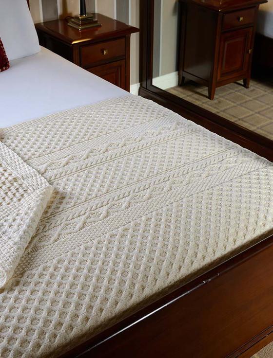aran cashmere Moran Clan Aran Throw