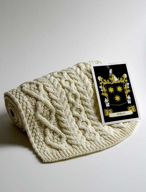 aran cashmere Moran Clan Scarf