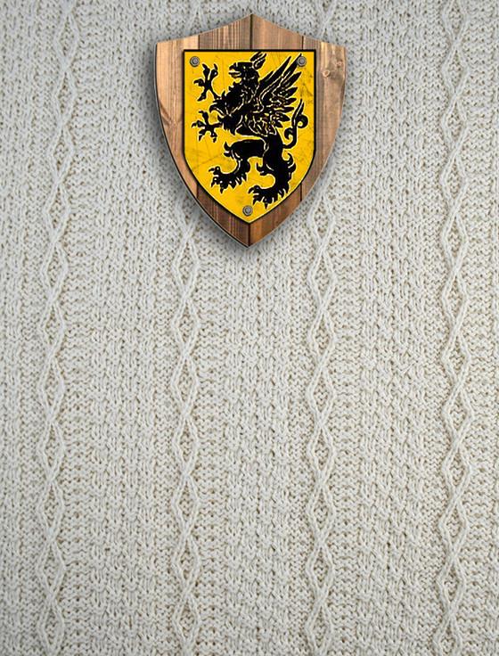 aran cashmere Morgan Clan Aran Throw