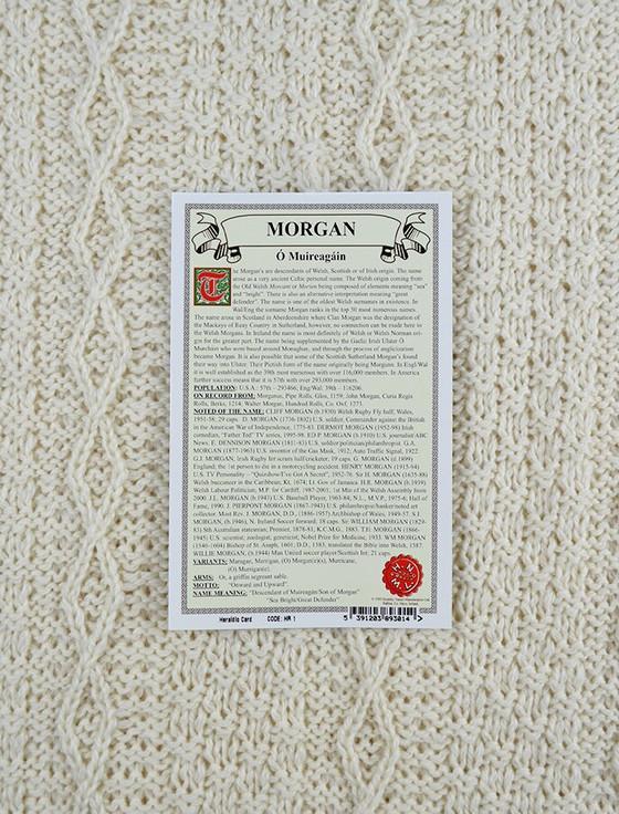 Aran Cashmere Morgan Clan Scarf