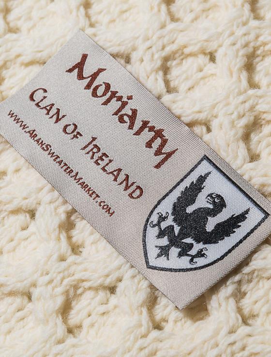 Aran Cashmere Moriarty Clan Aran Bed Runner