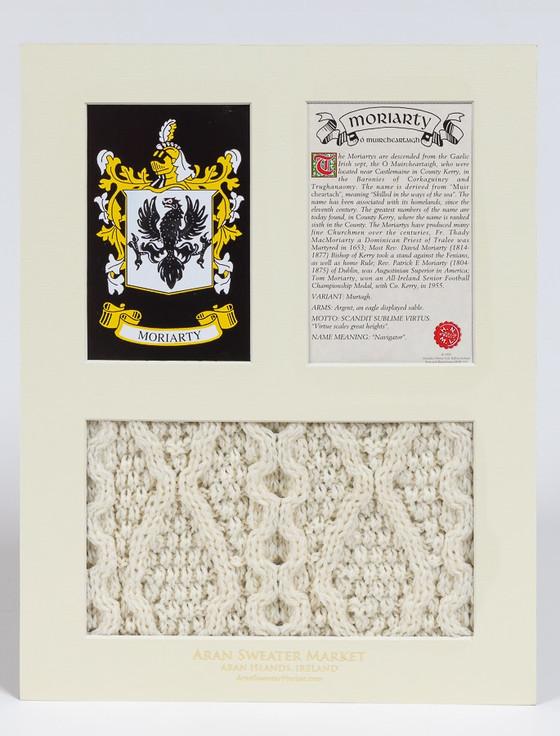 Aran Cashmere Moriarty Clan Aran & History Display