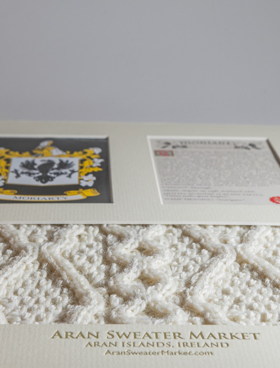 Aran Cashmere Moriarty Clan Aran & History Display