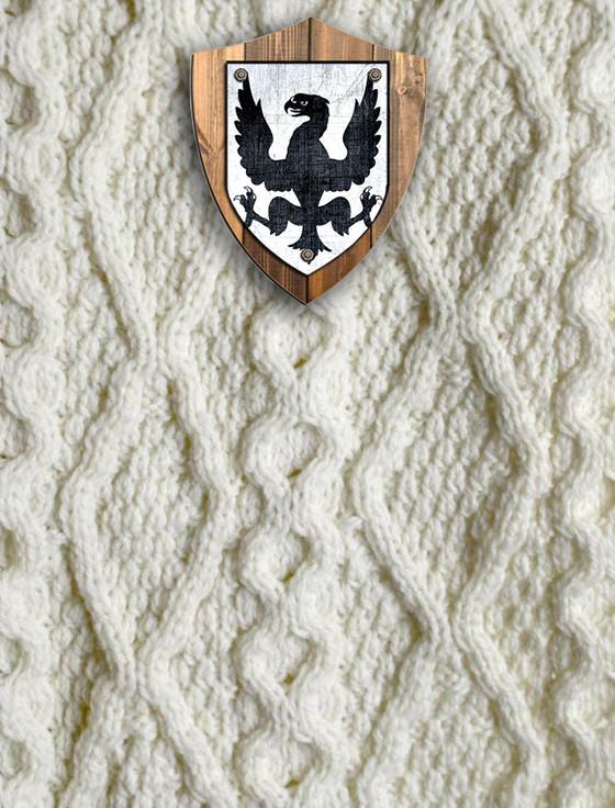 Aran Cashmere Moriarty Clan Aran Throw