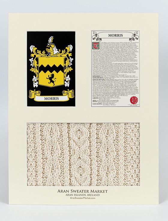 Aran Cashmere Morris Clan Aran & History Display