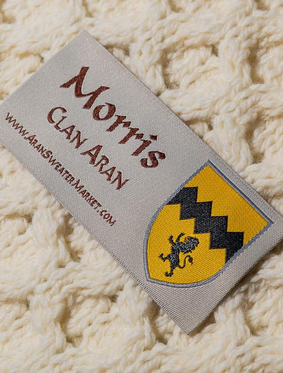 Aran Cashmere Morris Clan Aran Throw