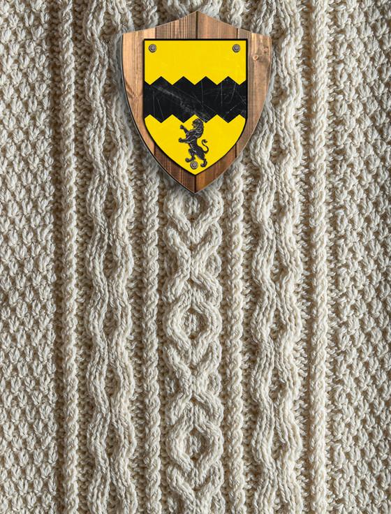 aran cashmere Morris Clan Aran Throw