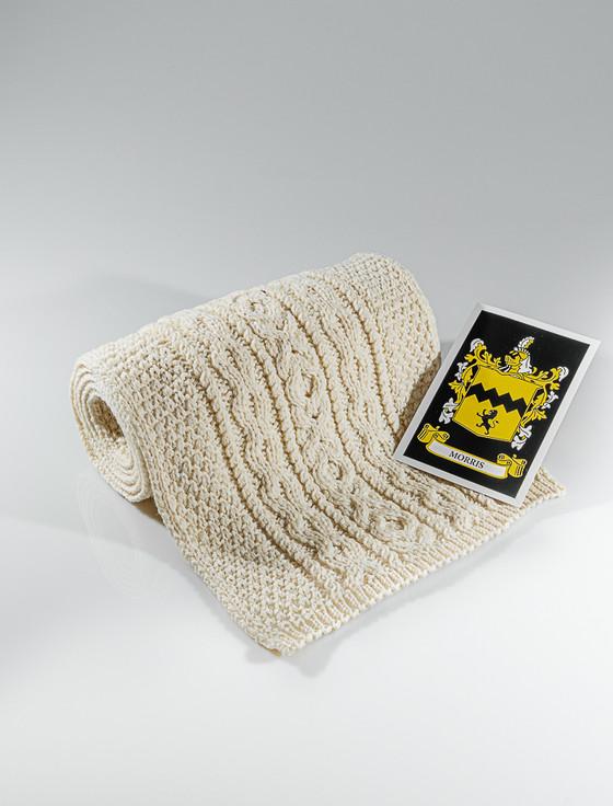 aran cashmere Morris Clan Scarf