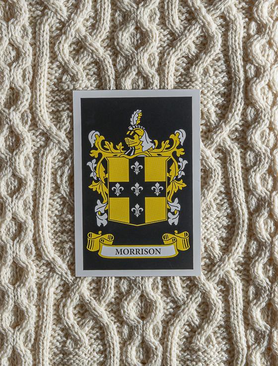 Aran Cashmere Morrison Clan Aran Throw