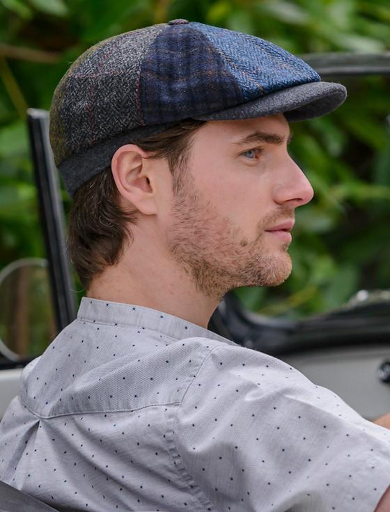 Aran Cashmere Mucros Driving Patch Cap