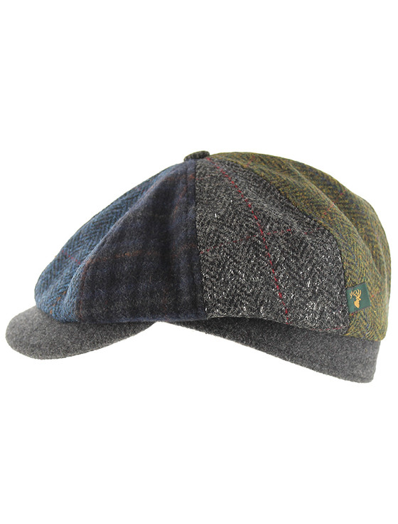 Aran Cashmere Mucros Driving Patch Cap