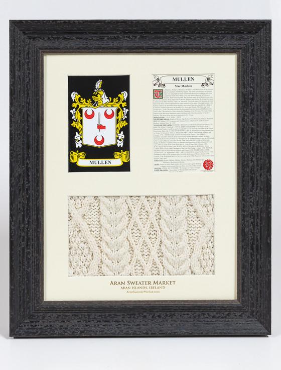 aran cashmere Mullen Clan Aran & History Display