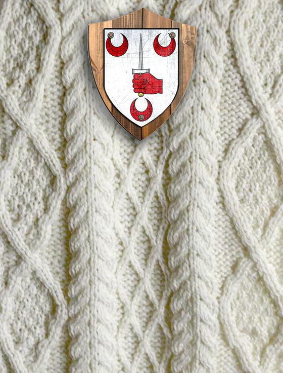 Aran Cashmere Mullen Clan Aran Throw