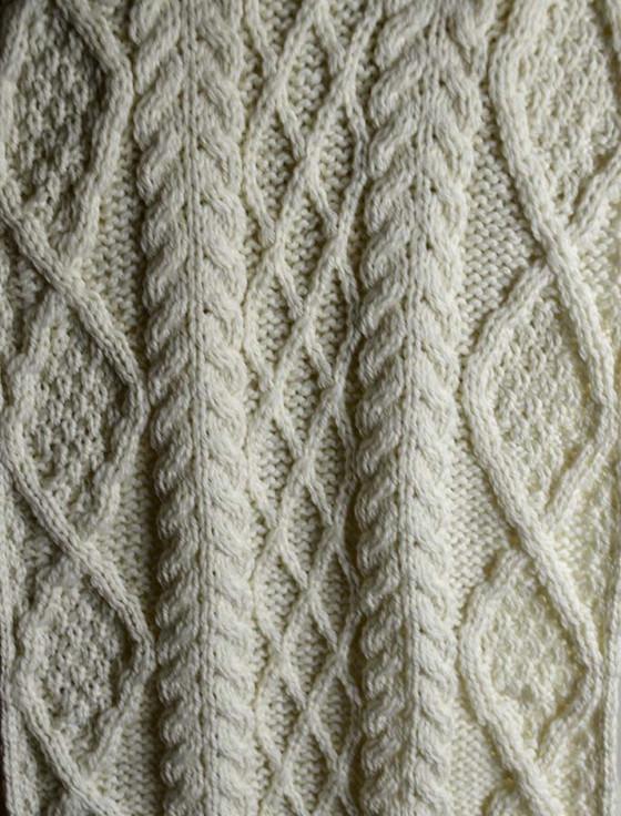 Aran Cashmere Mullen Clan Scarf