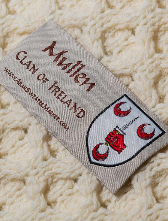 Aran Cashmere Mullen Clan Scarf