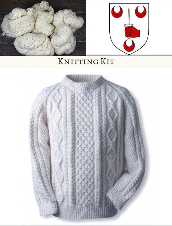 aran cashmere Mullen Knitting Kit
