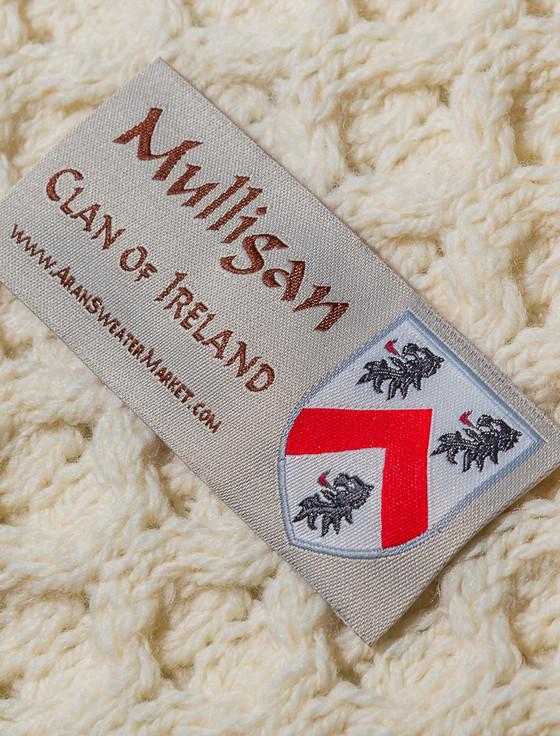 Aran Cashmere Mulligan Clan Aran Poncho
