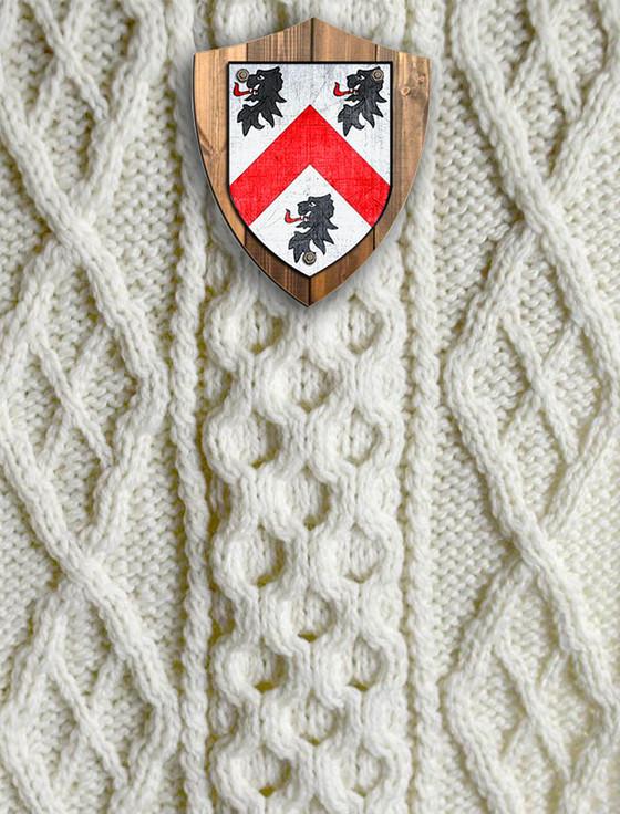 Aran Cashmere Mulligan Clan Aran Throw