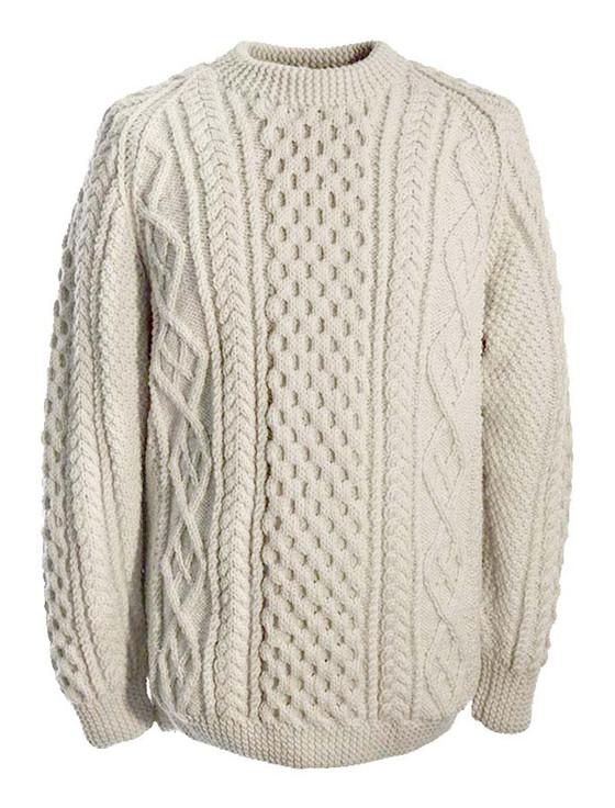 aran cashmere Mulligan Clan Sweater
