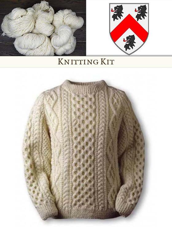 aran cashmere Mulligan Knitting Kit