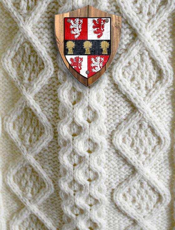 Aran Cashmere Murphy Clan Aran Throw