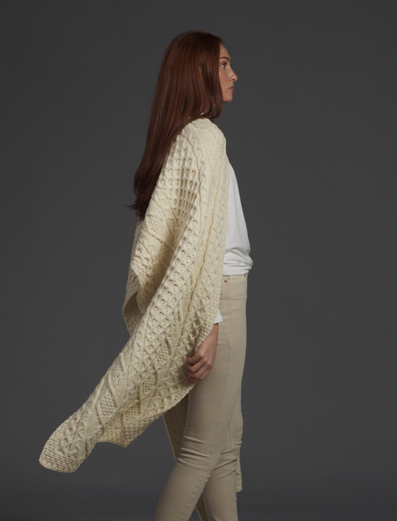 Aran Cashmere Murphy Clan Aran Wrap