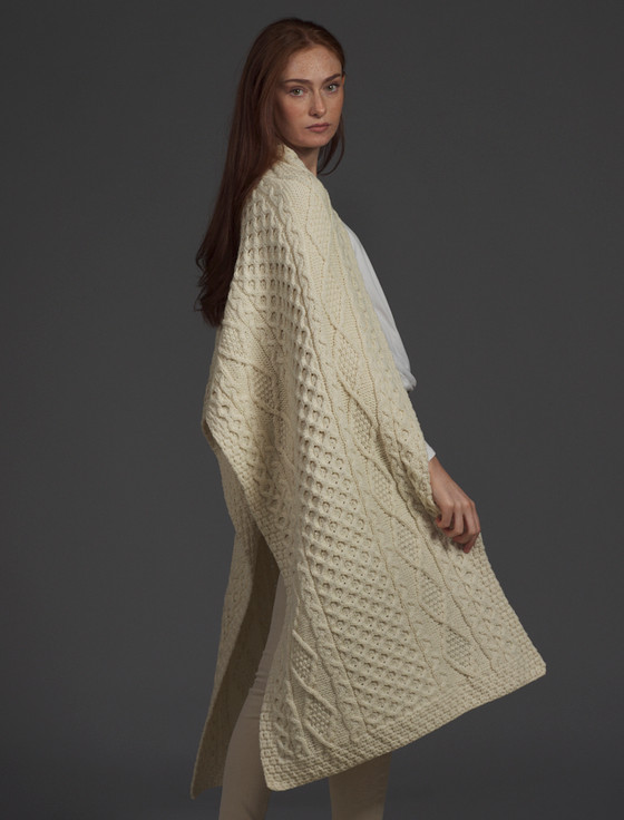 Aran Cashmere Murphy Clan Aran Wrap