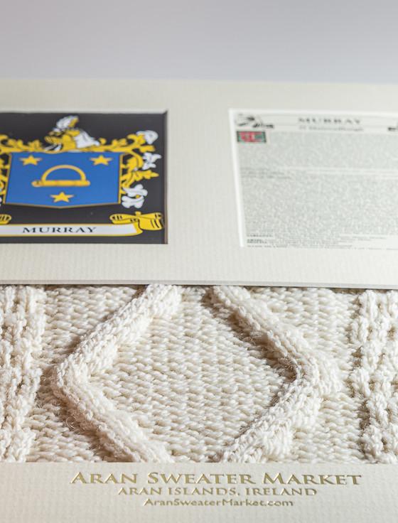 Aran Cashmere Murray Clan Aran & History Display