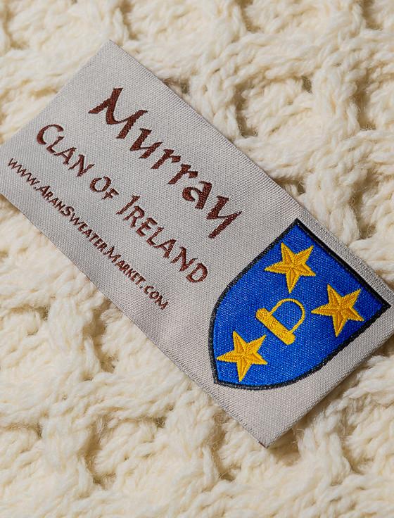 Aran Cashmere Murray Clan Aran Poncho