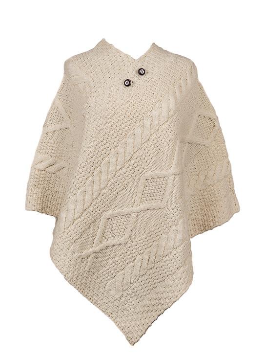 aran cashmere Murray Clan Aran Poncho