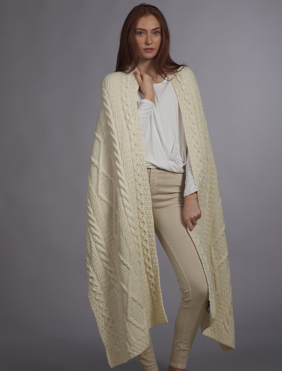 Aran Cashmere Murray Clan Aran Wrap
